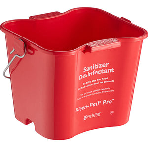 3 Qt. Red Sanitizing Pail