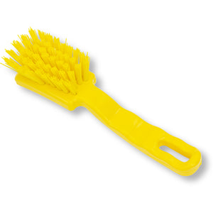 7/8" Washing Brush with Stiff Bristles and Short Handle