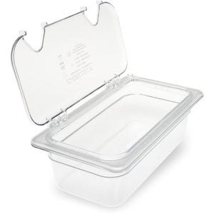 StorPlus 1/3 Size Clear Polycarbonate Food Pan - 4" Deep