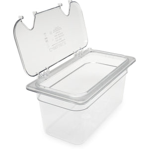 StorPlus 1/3 Size Clear Polycarbonate Food Pan - 6" Deep