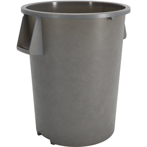 BRUTE 55 Gallon Gray Round Trash Can