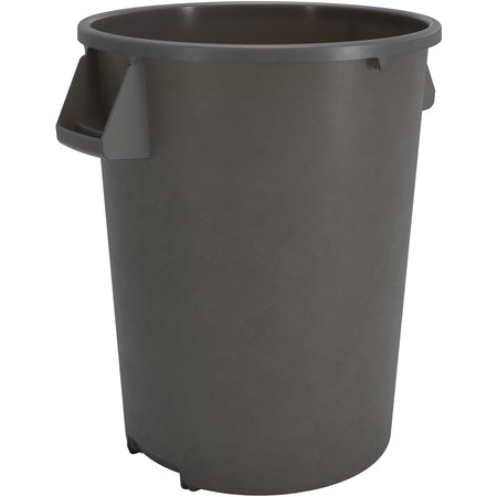 32 Gallon Gray Round Commercial Trash Can