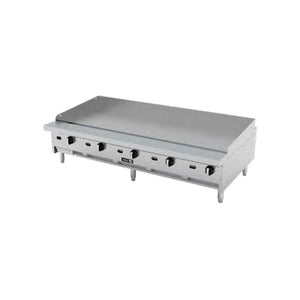 PLANCHA LISA TERMOSTATICA A GAS CON PLACA DE 1" RESTAURANT LINE. AETG-60-H