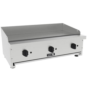 PLANCHA LISA A GAS CON PLACA DE 5/8" SNACK LINE. ASMG-24