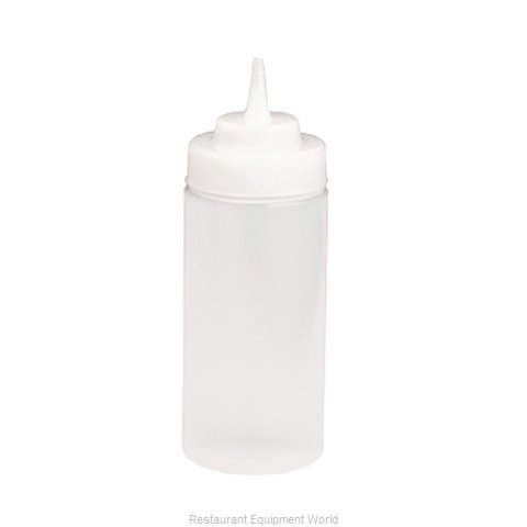 16 Oz. Clear Widemouth And Wide Cone Tip Squeeze Bottle With 63 Mm Opening - 12/Pack